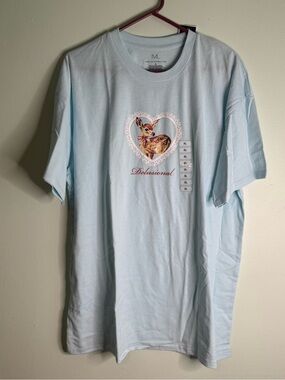 NWT Delusional Baby Blue Tshirt (XL)
